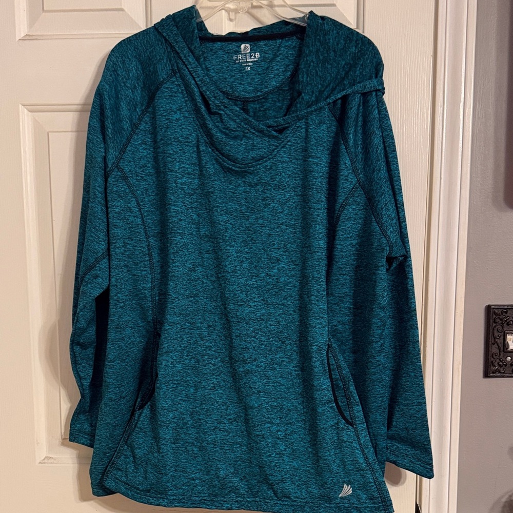 Reel Legends Women's Teal Pullover Jacket